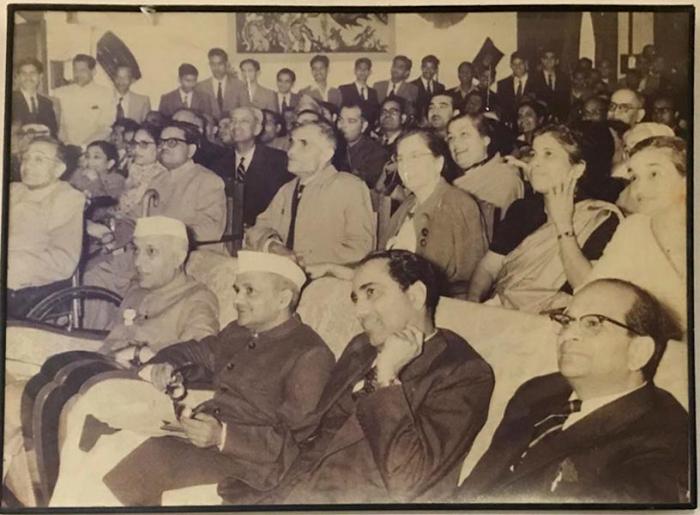 Visit of Jawahar Lal Nehru & Lal Bahadur Shastri to the hostel sometime in 1959 Social Function