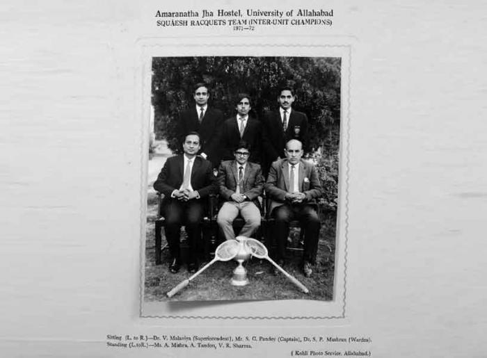 Squash Team 1971-72